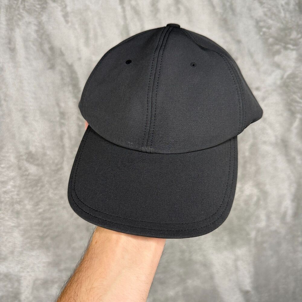 Lululemon Fast and Free Hat Black Running Strapback Athletic Outdoor LM9A07S